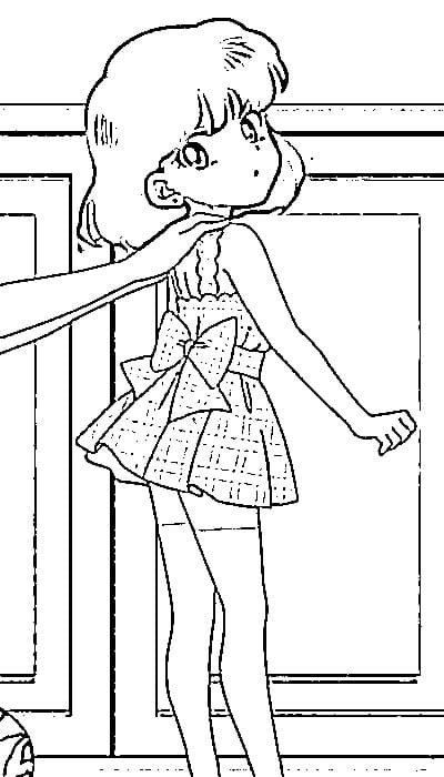 Coloriage Hotaru Tomoé enfant