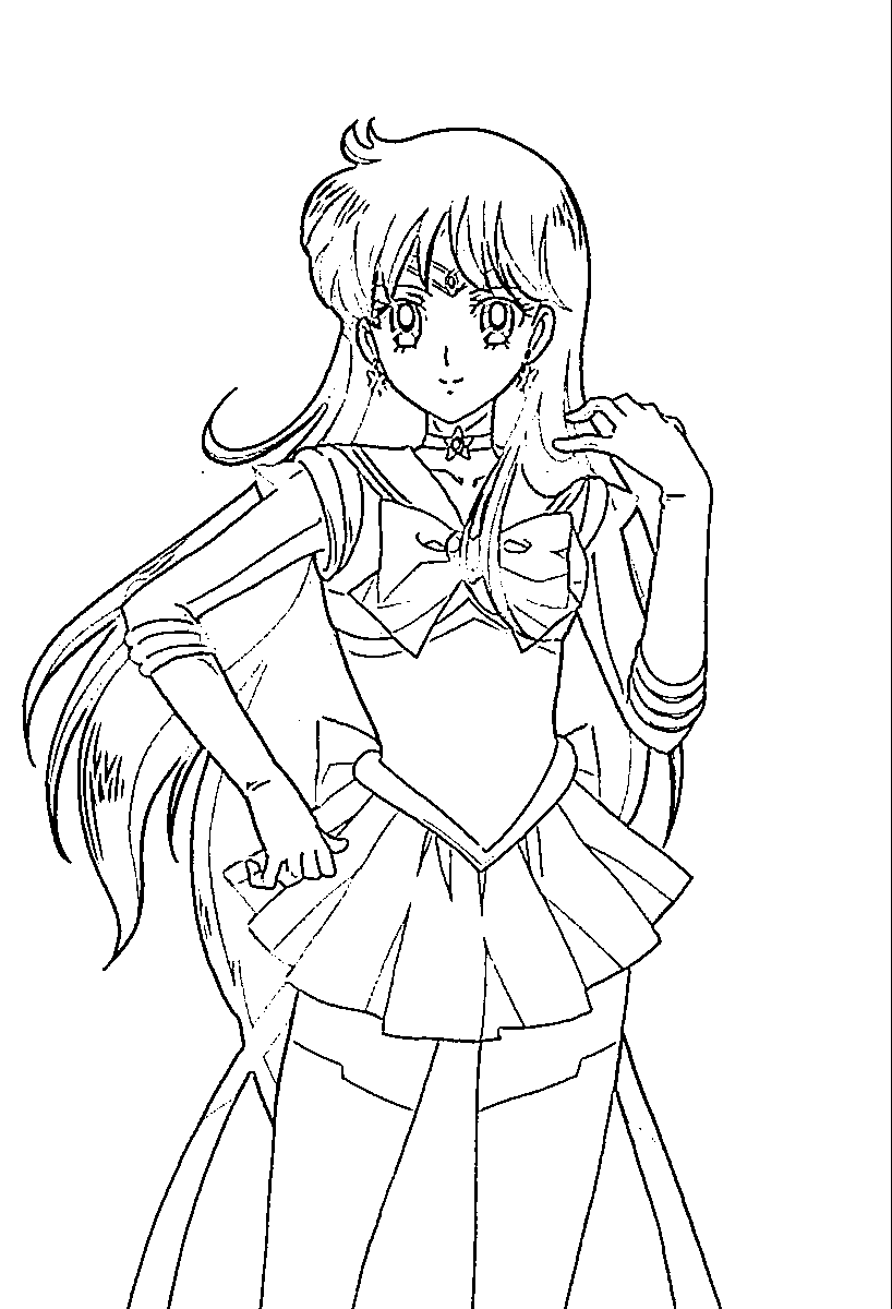 Coloriage Jolie Rei Hino
