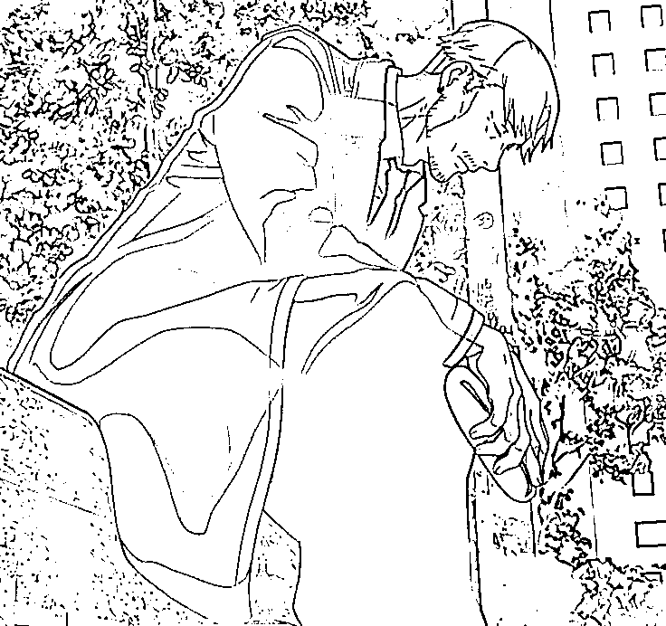 Coloriage Kishibe séance