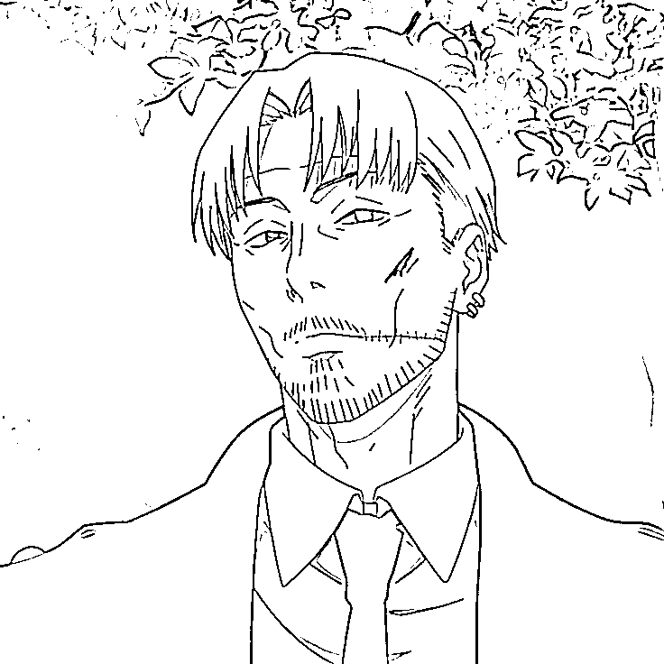 Coloriage Kishibe très cool