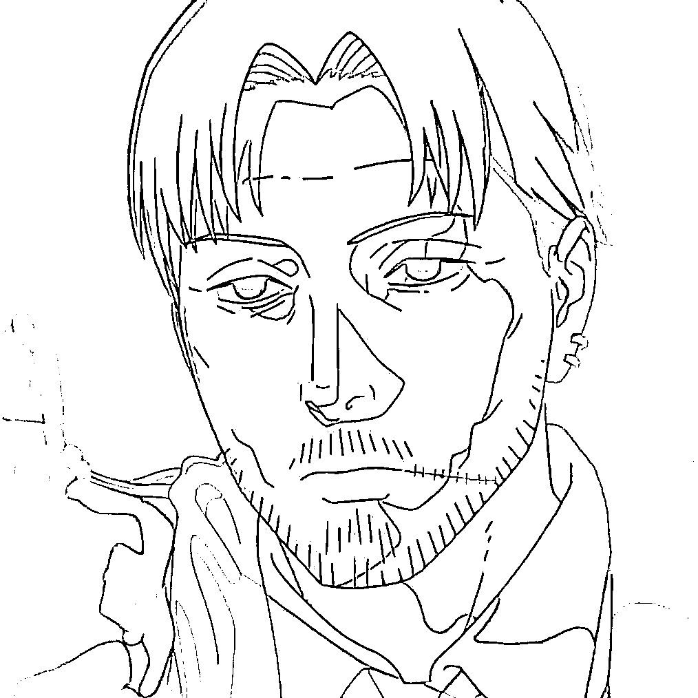 Coloriage Kishibe triste
