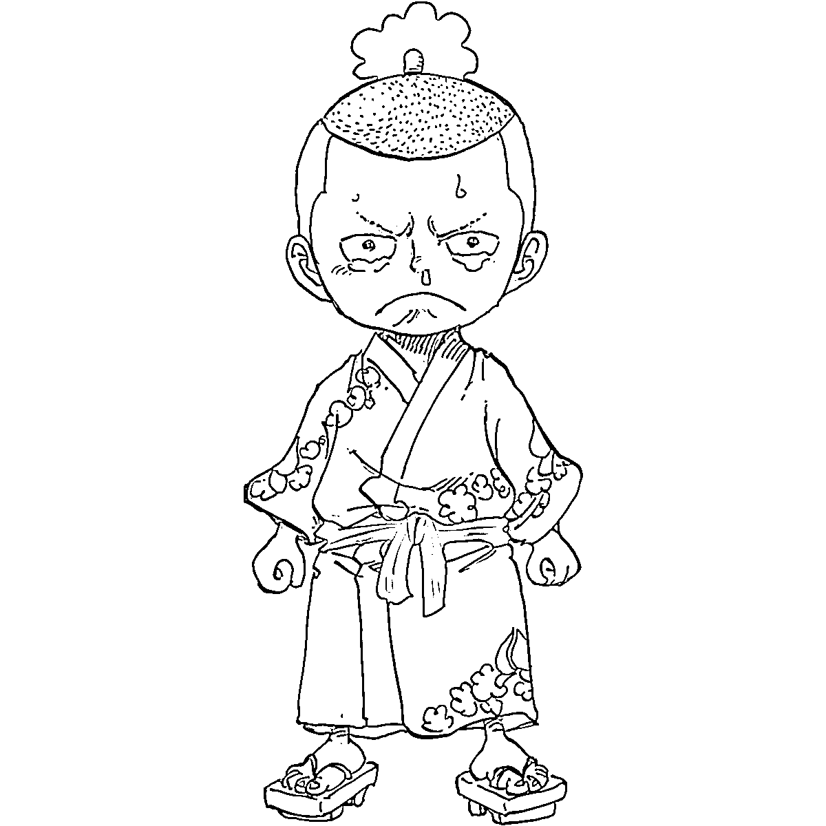 Coloriage Kozuki Momonosuke
