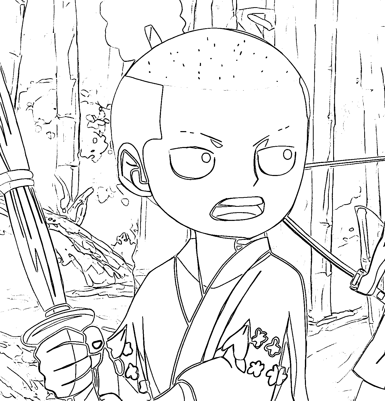 Coloriage Kozuki Momonosuke formation