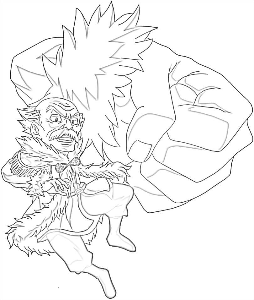 Coloriage La compétence de Makarof