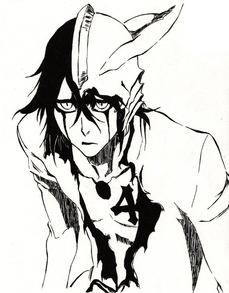 Coloriage L'incroyable Ulquiorra