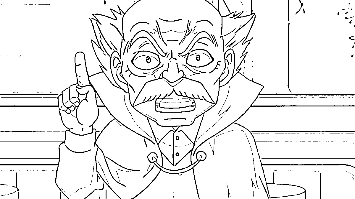 Coloriage Makarof Draer enseigne