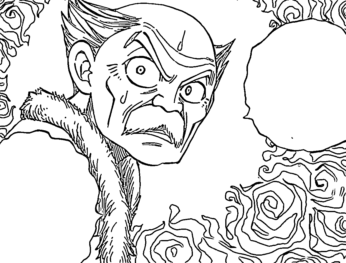 Coloriage Makarof Drawer stupide