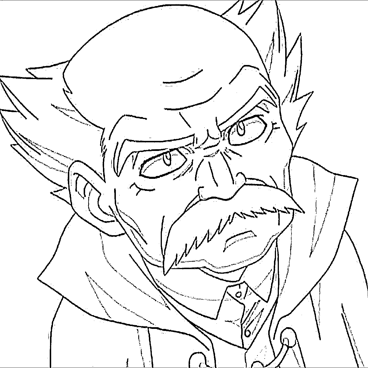 Coloriage Makarof Drawer Triste