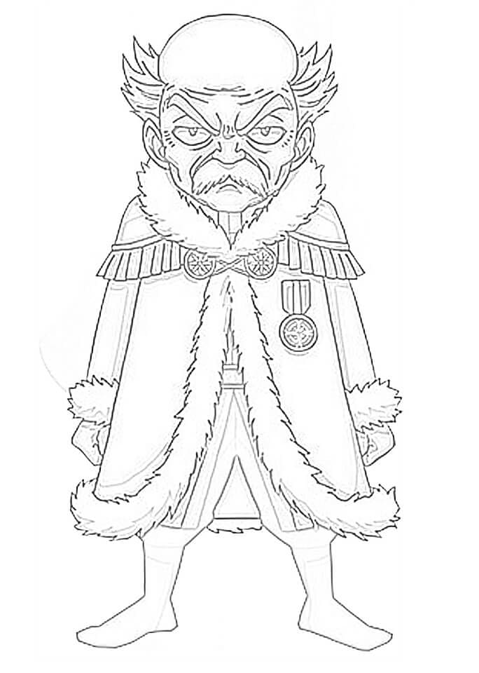 Coloriage Makarof en colère