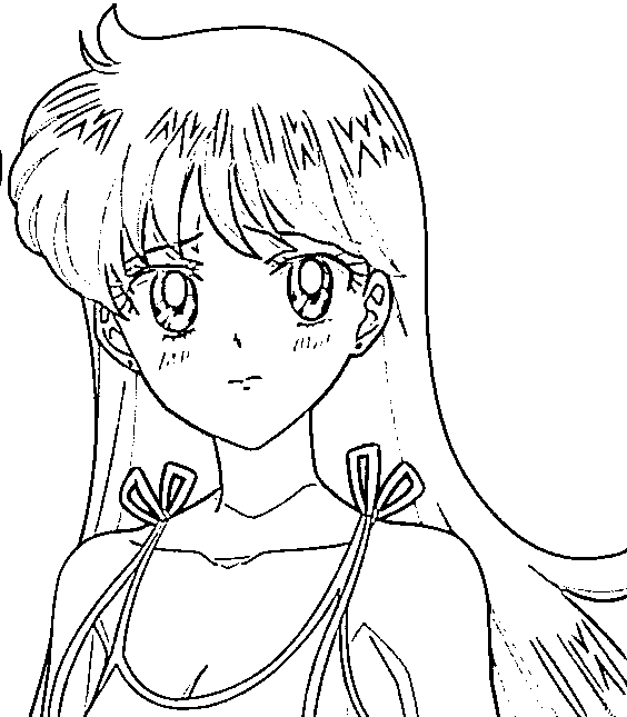 Coloriage Mignon Rei Hino