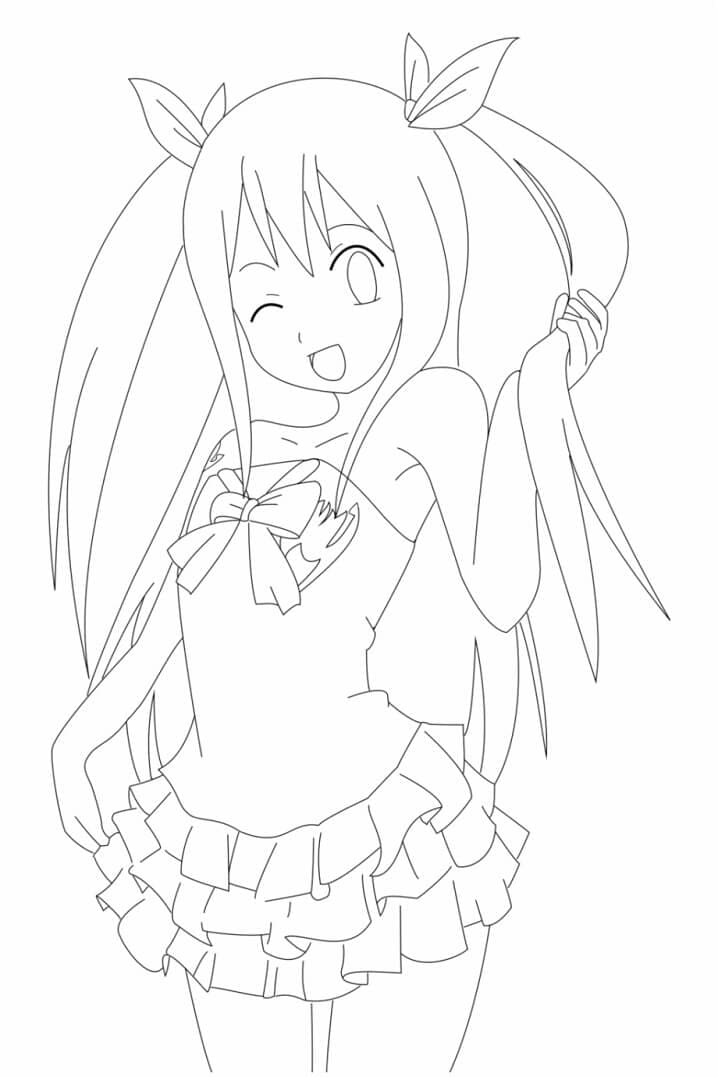 Coloriage Mignonne Wendy