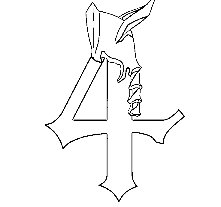 Coloriage Numéro de d'Ulquiorra