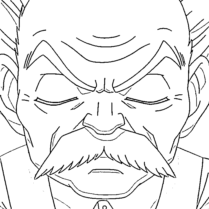 Coloriage Pensée de Draer Makarof