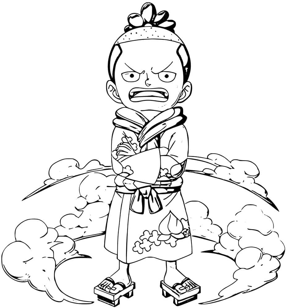 Coloriage Petit Momonosuke