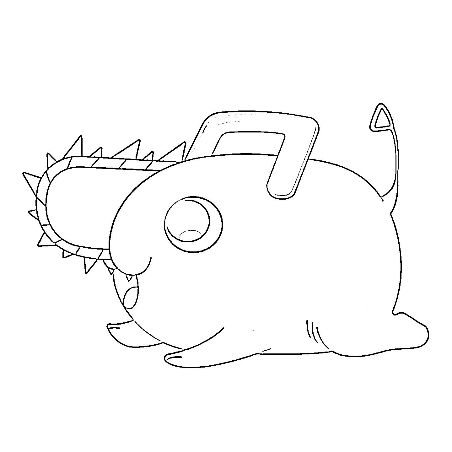 Coloriage Pochita mignon