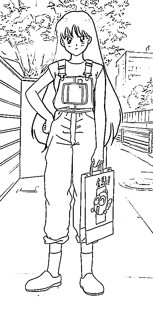 Coloriage Rei Hino de base