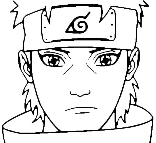 Coloriage Shisui Uchiha affronter