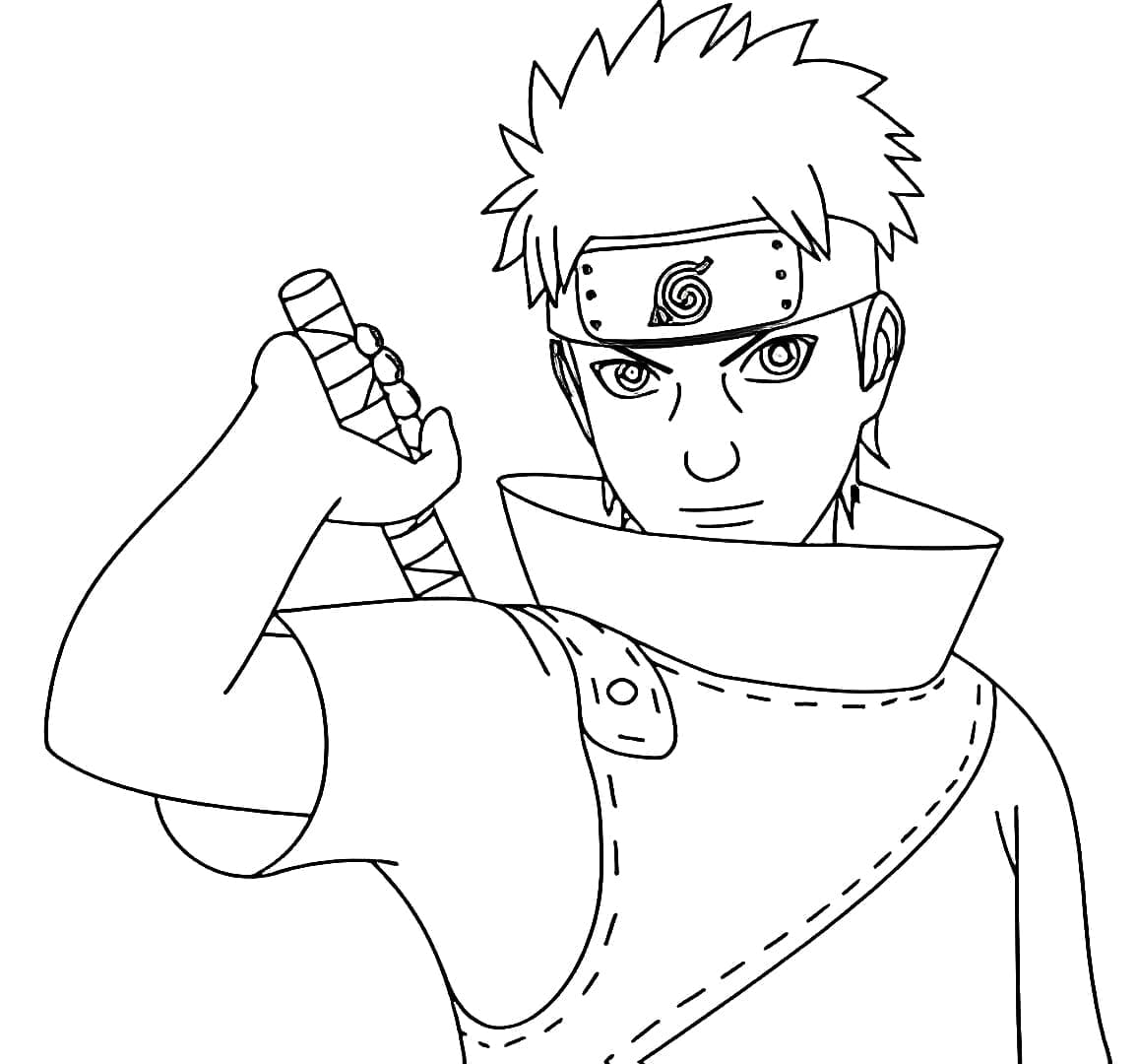 Coloriage Uchiha Shisui