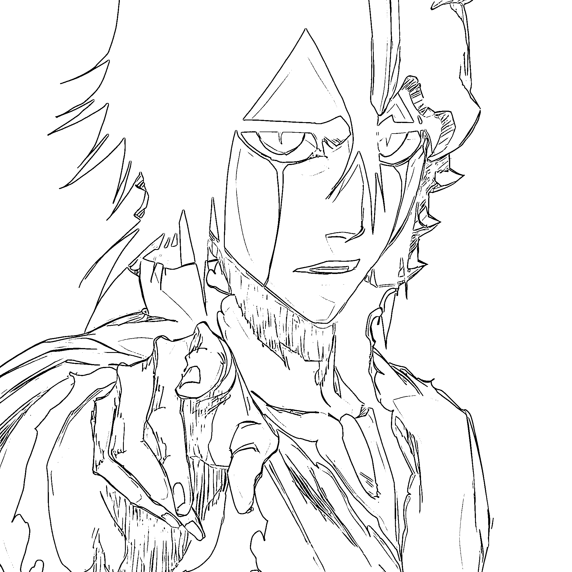 Coloriage Ulquiorra Cifer