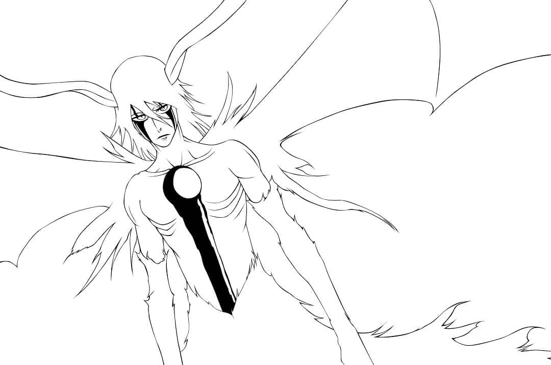 Coloriage Ulquiorra Cifer de Bleach
