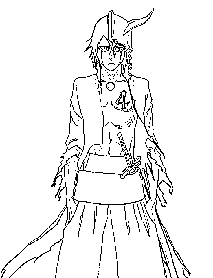 Coloriage Ulquiorra est cool