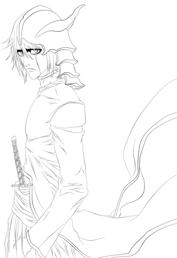 Coloriage Ulquiorra très cool