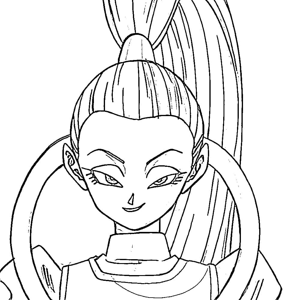 Coloriage Vados souriante