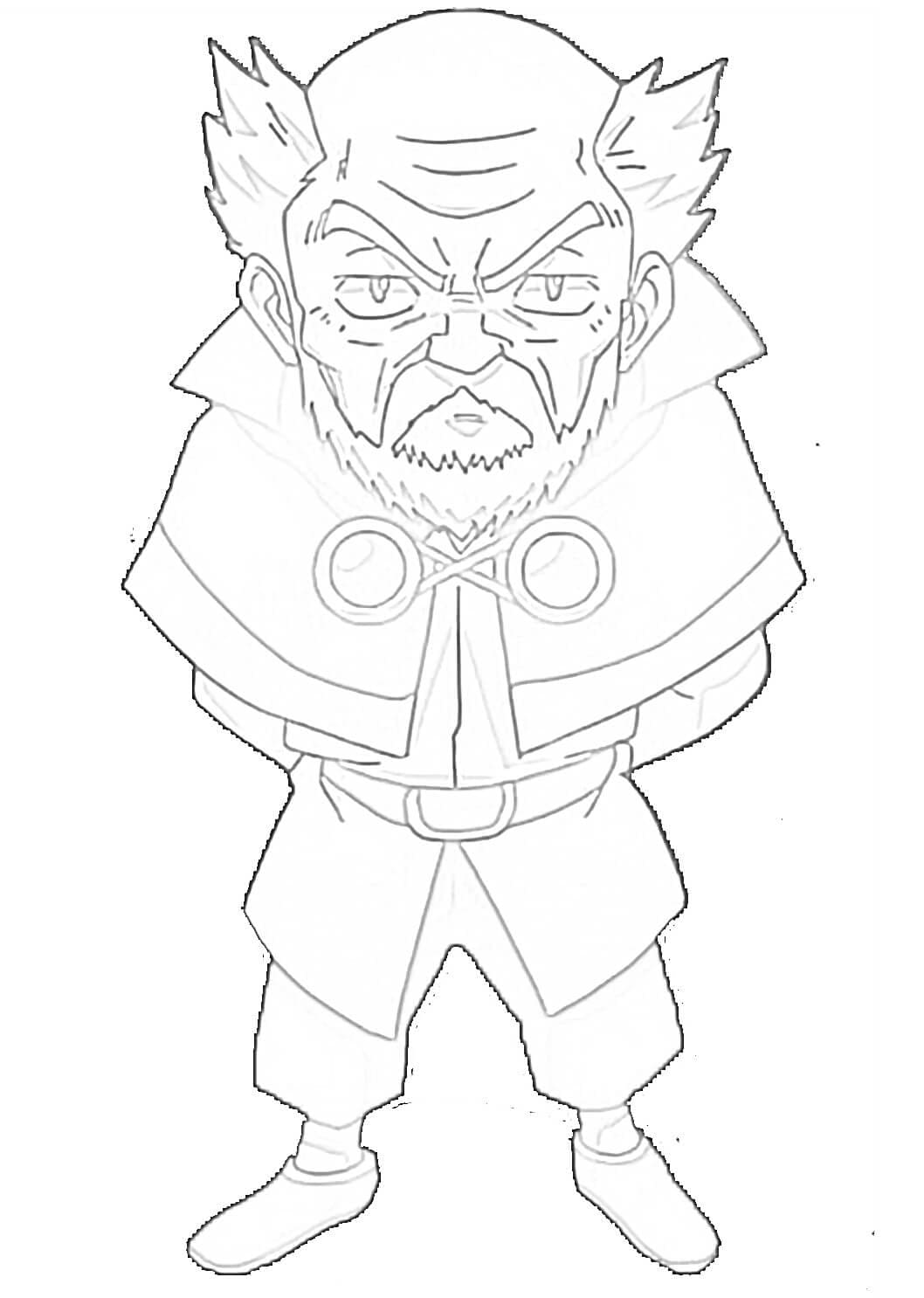 Coloriage Vieux Makarof