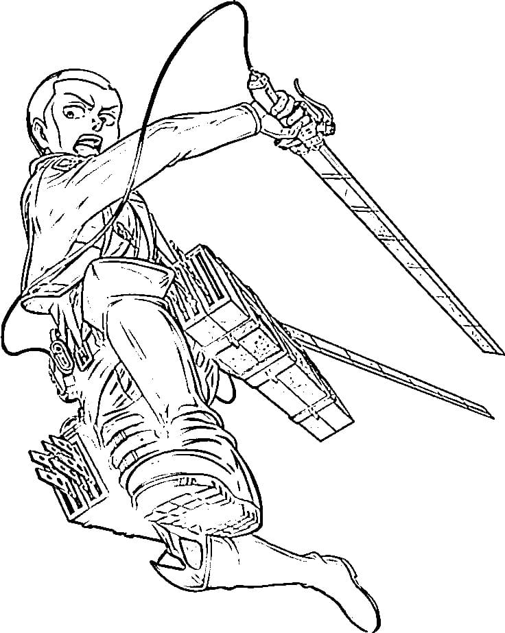 Coloriage Attaque de Connie Springer
