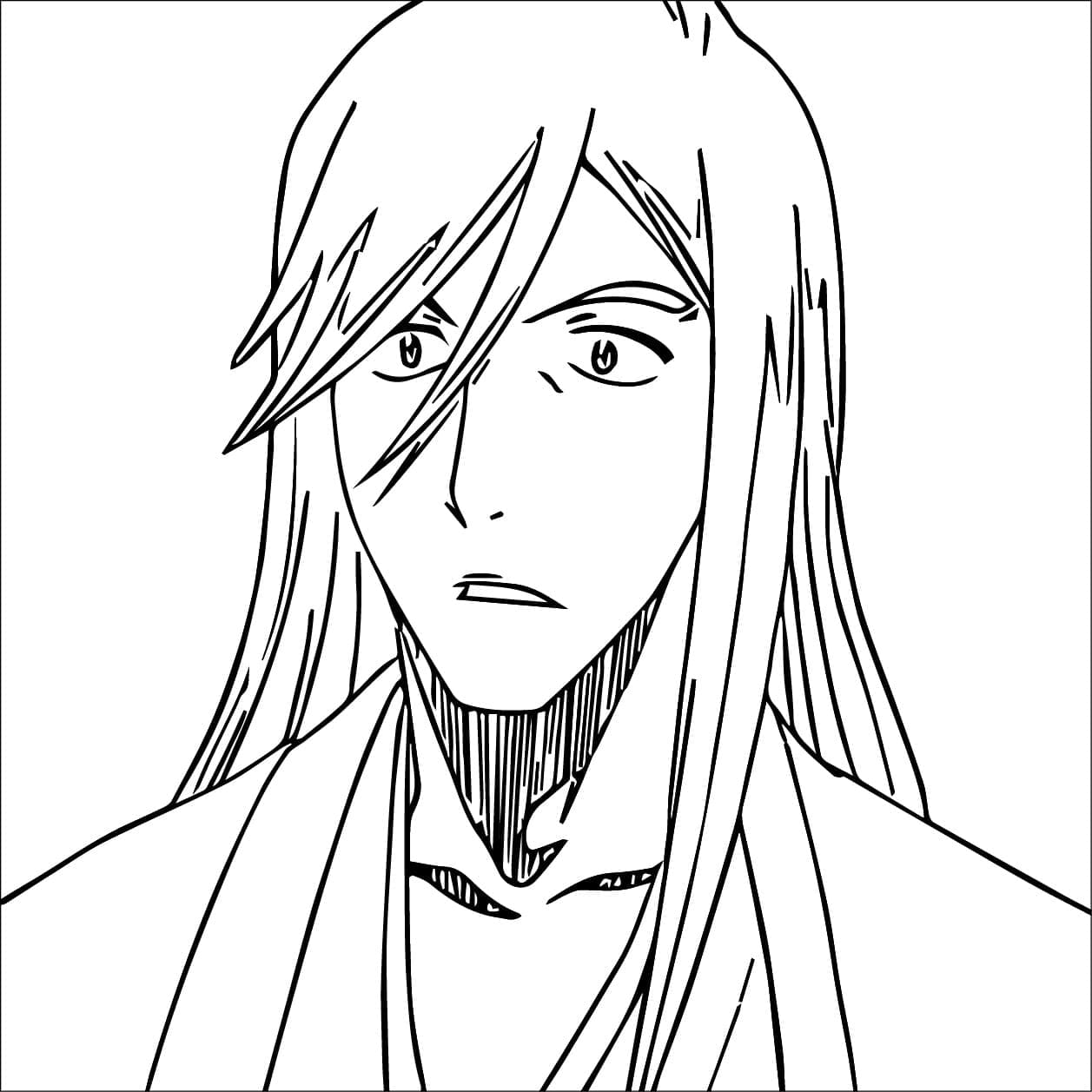 Coloriage Bleach Jûshirô Ukitake
