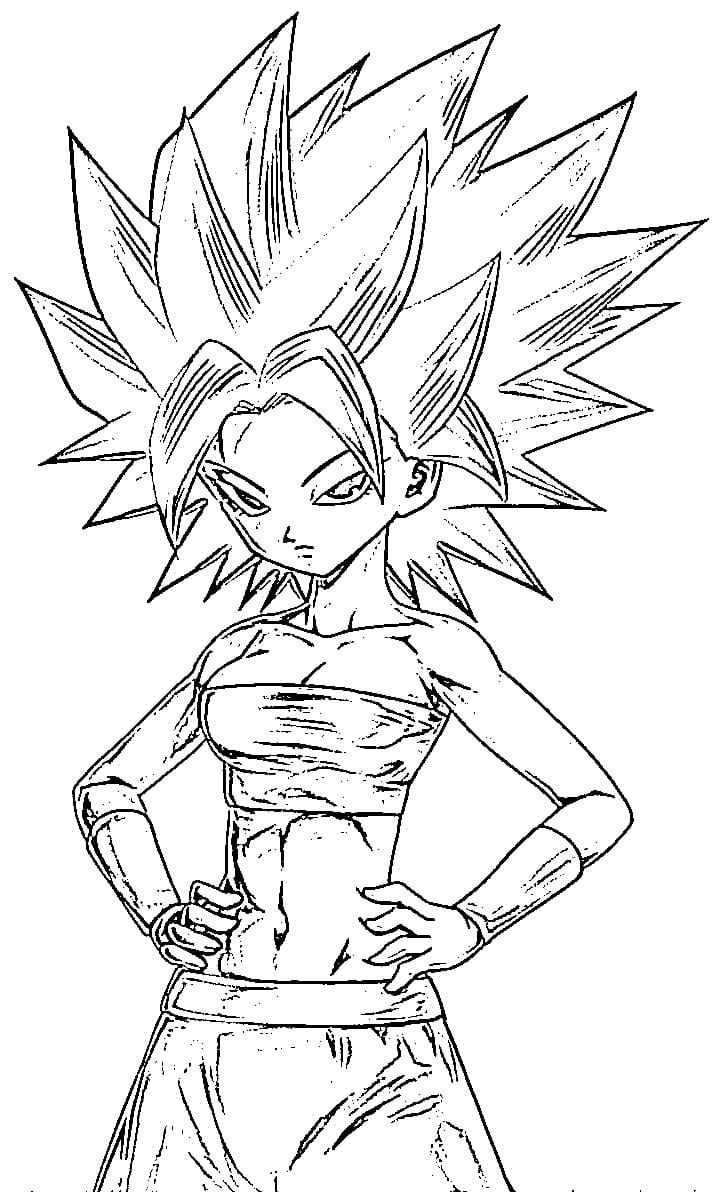 Coloriage Caulifla