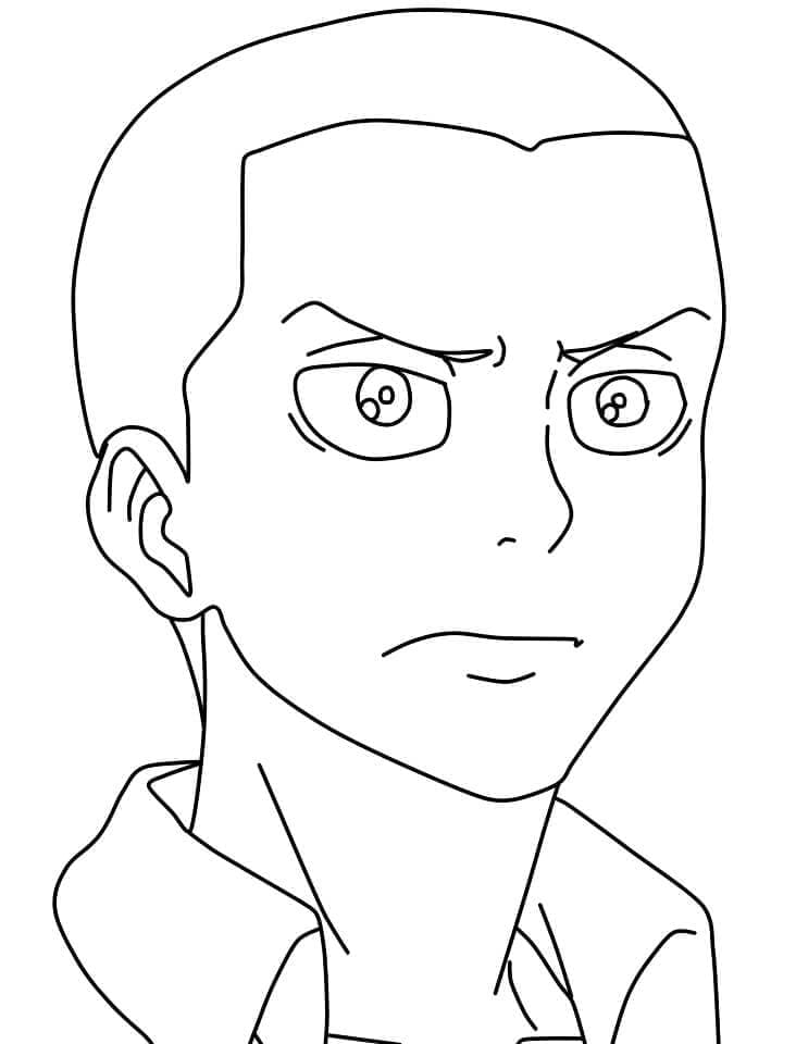Coloriage Connie est nerveuse
