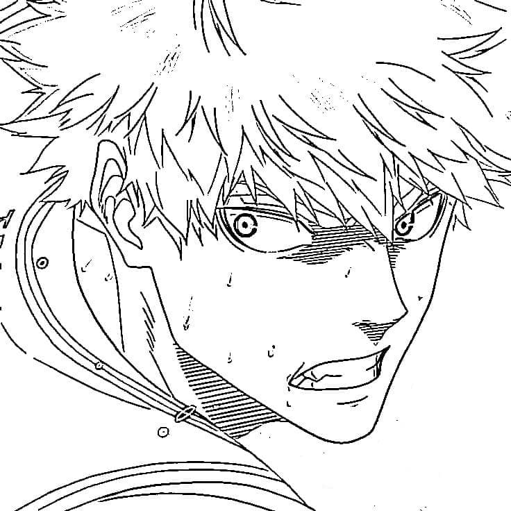 Coloriage Cool Rensuke Kunigami