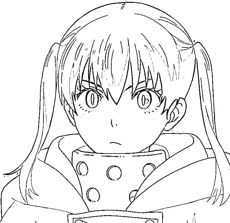 Coloriage Cool Tamaki Kotatsu