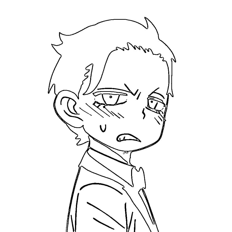 Coloriage Damian Desmond Beau