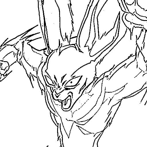 Coloriage Dispo en colère