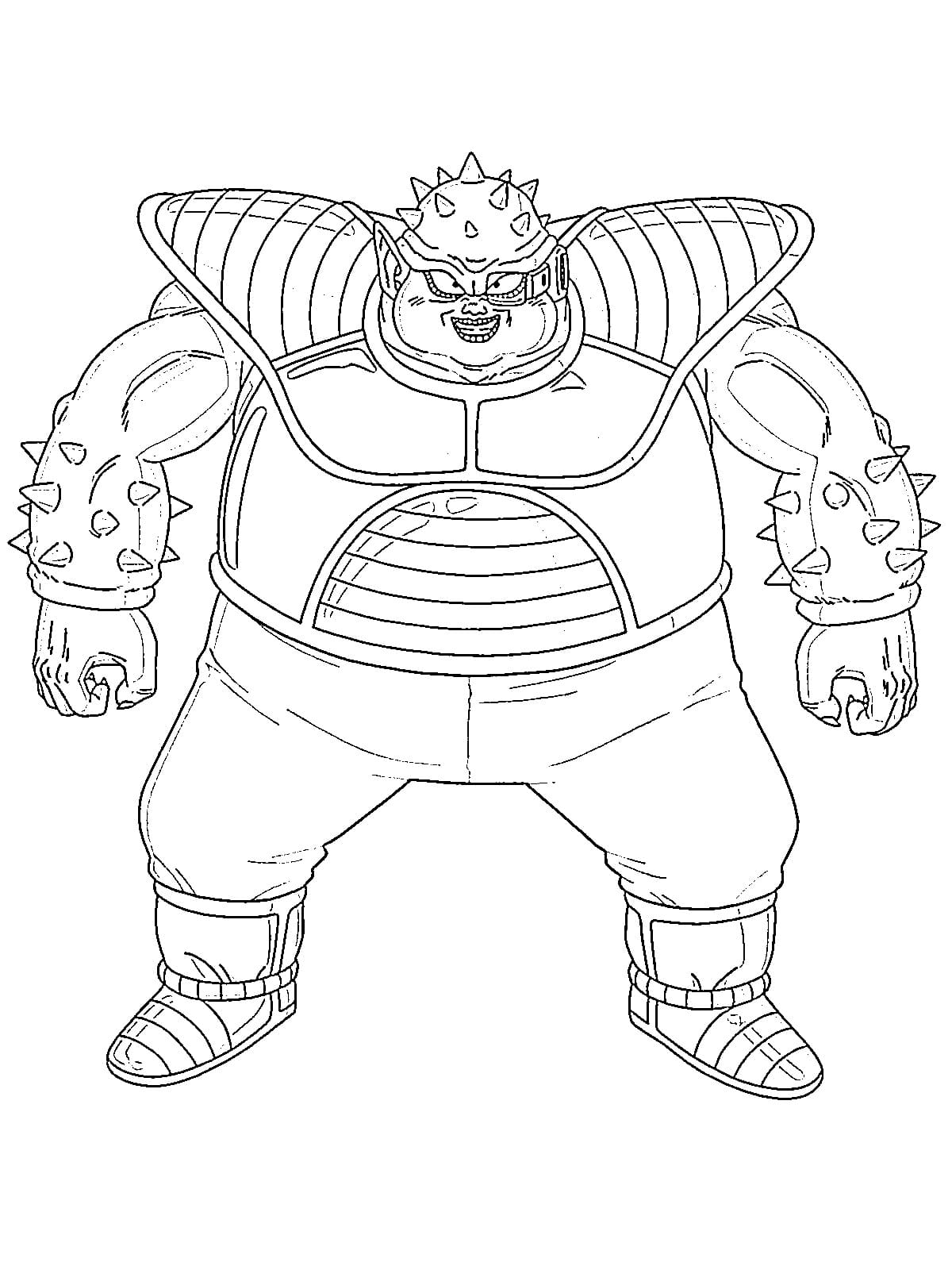 Coloriage Dodoria debout