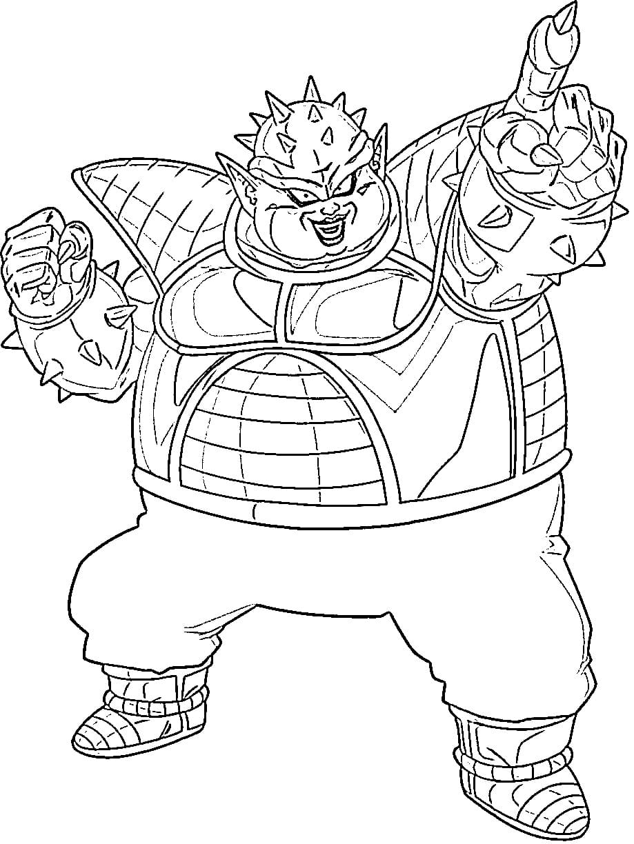 Coloriage Dodoria drôle