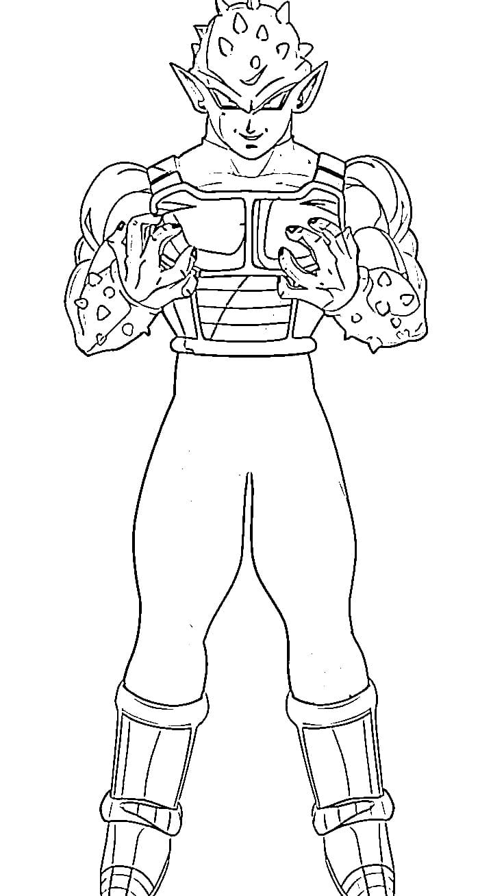 Coloriage Dodoria mince