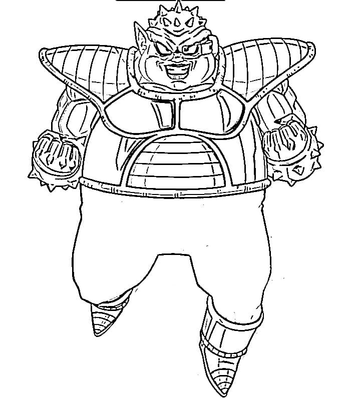 Coloriage Dodoria vol