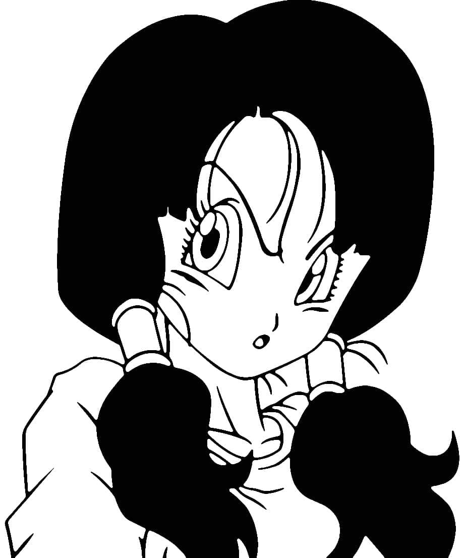 Coloriage Dragon Ball Videl