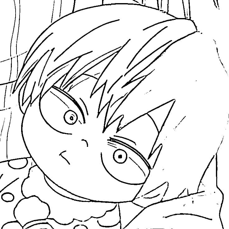 Coloriage Enfant Todoroki Shouto