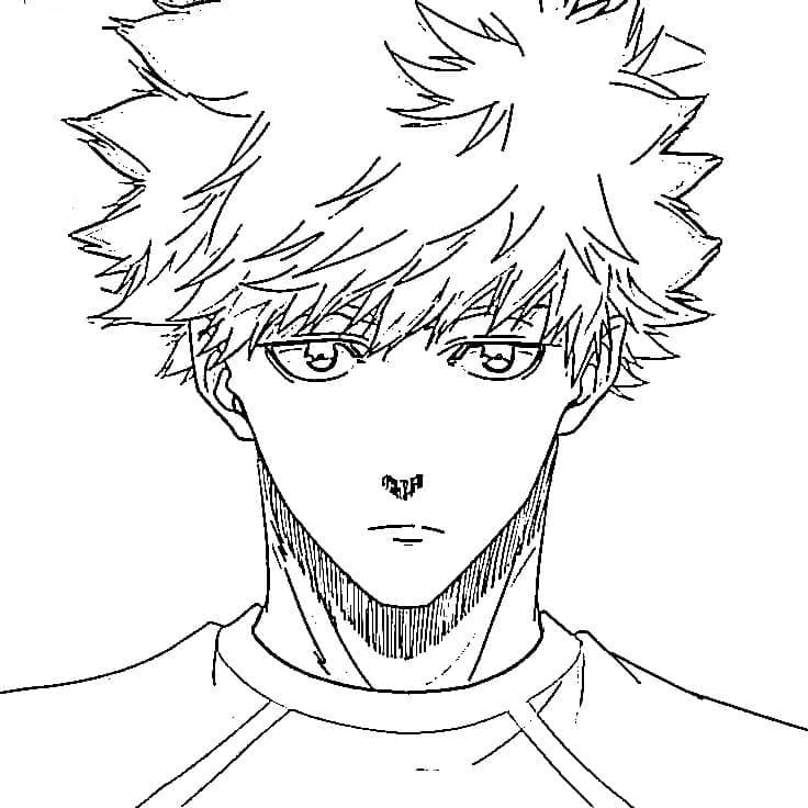 Coloriage Génial Rensuke Kunigami