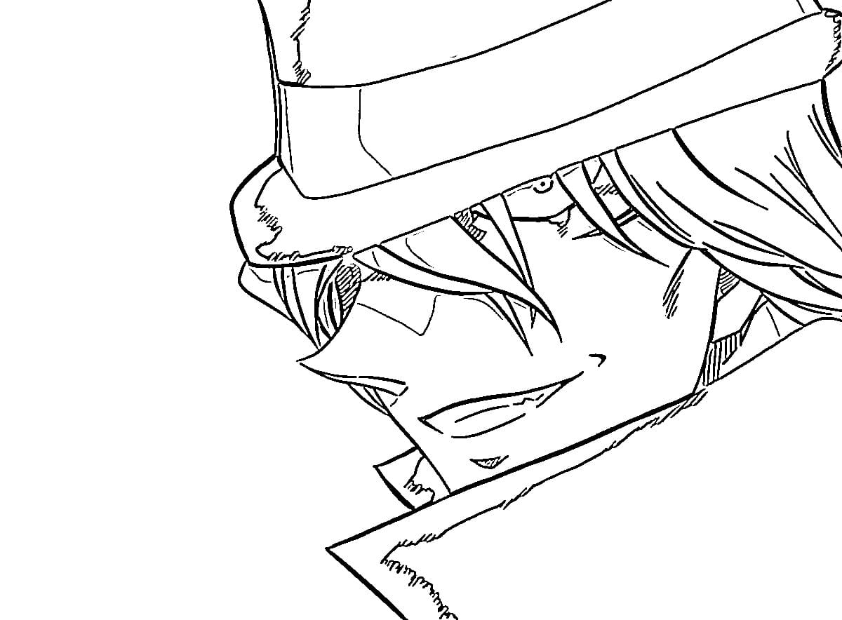 Coloriage Gin affronter