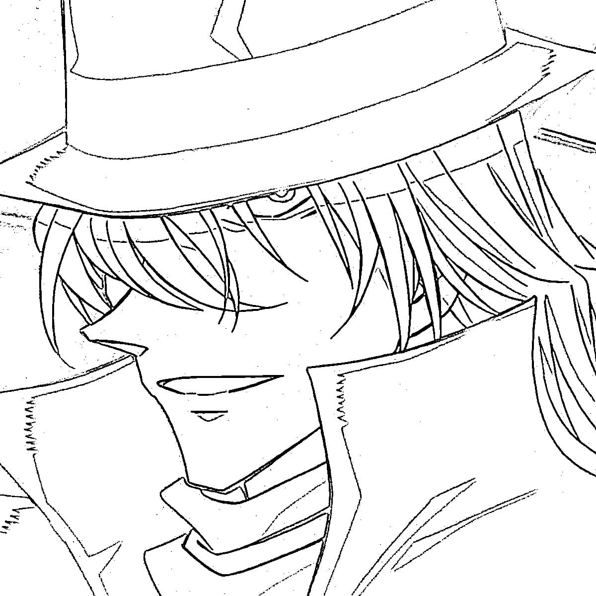 Coloriage Gin confiant