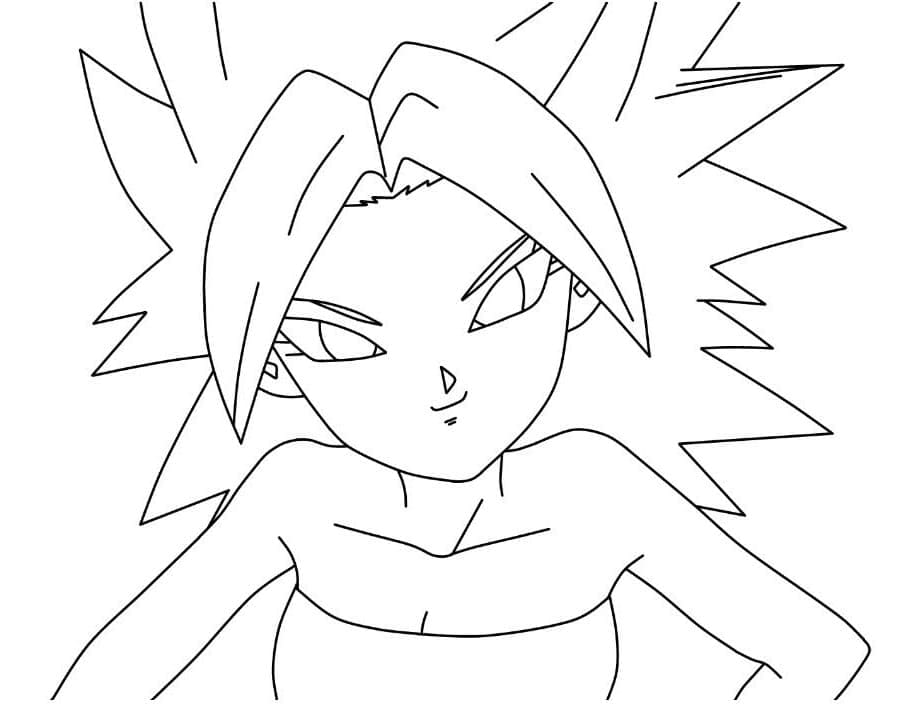 Coloriage Jolie Caulifla Coloriage Jolie Caulifla