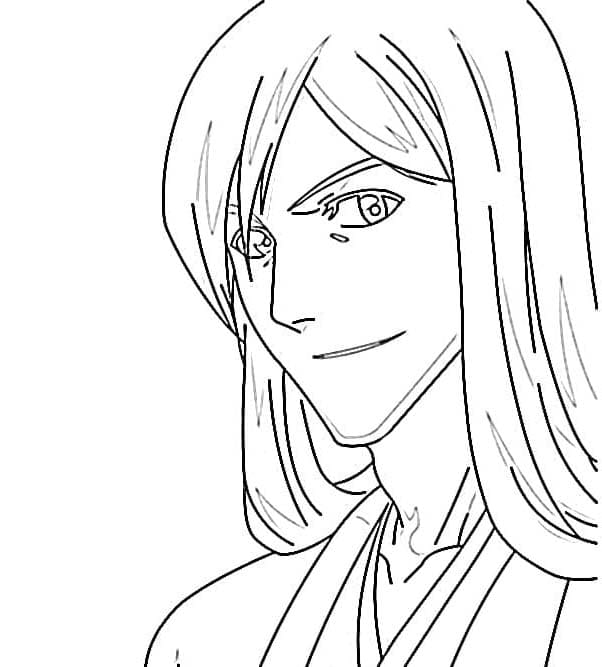 Coloriage Jûshirô Ukitake dans Bleach