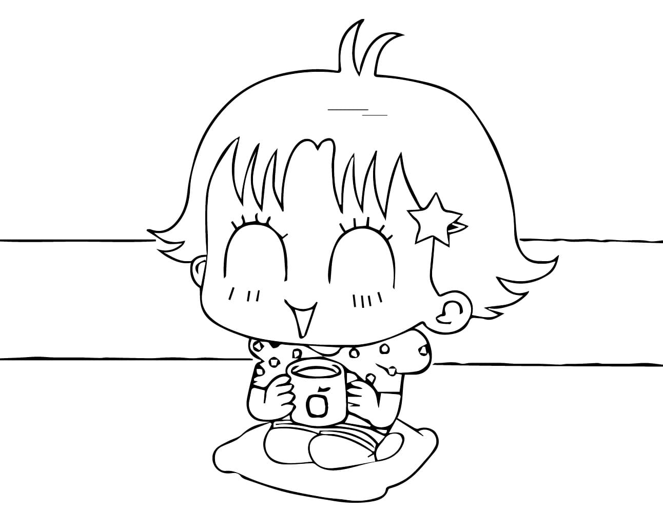 Coloriage Kocchi Muite Miiko Manga Coloriage Kocchi Muite Miiko Manga