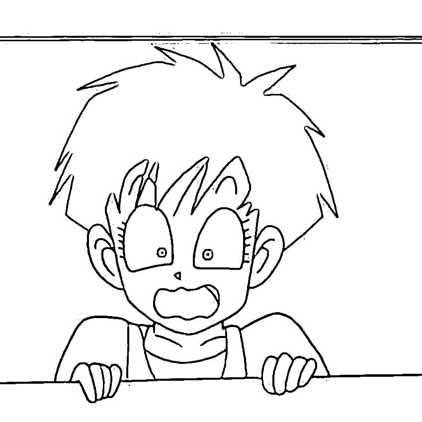 Coloriage L'enfant de Videl