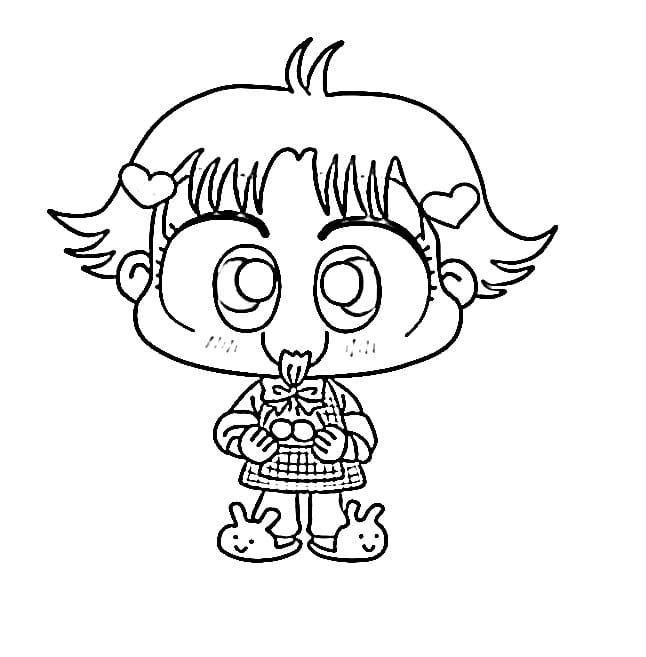 Coloriage Miiko dans Kocchi Muite Miiko Coloriage Miiko dans Kocchi Muite Miiko
